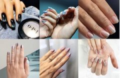 2020夏季美甲关键字:极光镜面、糖果跳色、极简法式